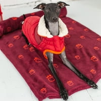 Пет Скаут куче яке зимно облекло спортен стил Еластофит ветроустойчив Водоустойчив за малки средни големи кучета домашни любимци, червено, 2хл