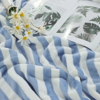 Плюшено одеяло и Домашно одеяло морска ивица хвърляне
