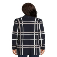 Джейн Стрийт Дамски отворен предна жилетка пуловер с дълги ръкави, Средна категория, размери