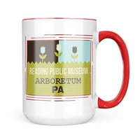 NEONBLOND US GARDENS Четене на обществен музей Арборетум - ПА подарък за халба за любители на чай за кафе