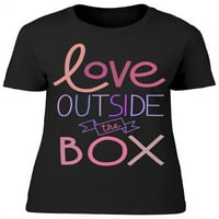 Любов извън тениската на тениската -изображения от Shutterstock, женска среда