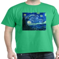 Cafepress - тениска на ван Gogh Starry Night - памучна тениска