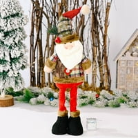 Коледна стояща фигура - Коледни орнаменти - Коледни стоящи кукли - Коледни стоящи кукли Дядо Коледа Фигурки с снежен човек лосове