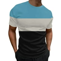 PEDORT ОГРАНИЧЕНИ тениски за мъже тренировка Мъжки памучен памук с къси ръкави за модни ръкави за модно улично облекло стилна
