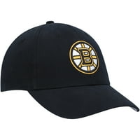 Мъжки черен Бостън Бруинс Масова основна регулируема шапка