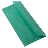 Хартия и плик № Прозрачни пликове, 1 2, Състезателно зелено, 1000 картонена опаковка