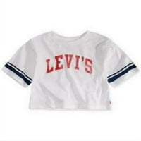 Памучна тениска на Levis Little Girls Graphic Print, различни размери: 5 s