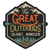 Calumet Minnesota страхотният дизайн на външния дизайн винилов стикер