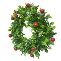 Коледна декорация Гарланд Линдски плодове Червен плодов Гарланд Гирд за декорация на прозореца