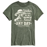 Yellowstone - Walker Ranch Hand - Графична тениска с къси ръкави за мъже