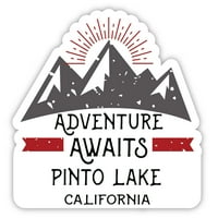 Pinto Lake California сувенир винилов стикер приключение очаква дизайн