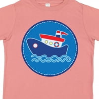 Мастически влекач лодка Морски морско подарък Момче за малко дете или малко дете