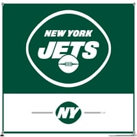 Ню Йорк Джетс-лого стена плакат с пушките, 14.725 22.375