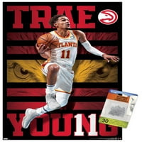 Atlanta Hawks - Trae Young Wall Poster с pushpins, 14.725 22.375