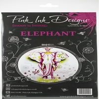 Розово Мастило Проектира Ясен Печат Комплект-Слон