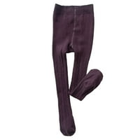 Ketyyh-chn момичета гамаши момичета меки разхлабени ежедневни панталони Pantihose Purple, XL