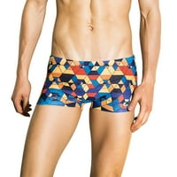 Мъжки бански модни дишащи стволове панталони Плажен принт тичащ плувно бельо