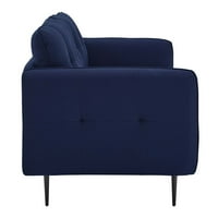 Модуей Камерън тъфтинг плат диван в Кралско синьо