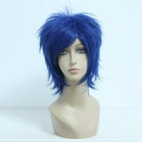 Уникални перуки за човешка коса за жени дама 13 сини перуки с перука капачка