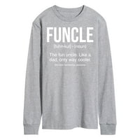 Незабавно съобщение - Дефиниране на Funcle - тениска с дълъг ръкав за мъже