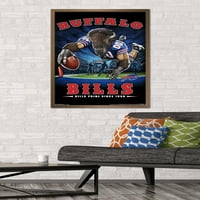 Buffalo Bills - Плакат за стена на крайната зона, 22.375 34
