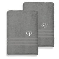 Linum Home Textiles Denzi Cotton Bath кърпи - Комплект от 2
