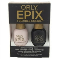 Orly EPI гъвкав цвят от Orly за жени - задайте 0,6oz холивудски завършек, 0,6oz гъвкав уплътнител