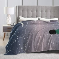 Антилапиращи фланелни легла за хвърляне на одеяла жена котешки звезди пространство-диван-ултра-мек микро руно диван легло къмпинг за пътуване одеяло за възрастни