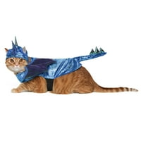 Жизнен живот Хелоуин куче костюм и котка костюм: дракон, размер и