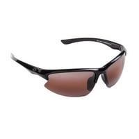 Strike King примами S Optics Sunglasses Eufaula Style, лъскава черна рамка, тъмно кехлибарено кафяв обектив