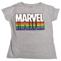 Тениска с късо ръкав на Marvel Juniors 'logo prism rism тениска