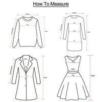 Летни блузи за жени Модни печат с v-образен слеп дълъг ръкав суинг Вземете небрежни блузи ризи върхове
