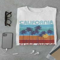 Калифорнийски тениски за сърф за сърф -изображения от Shutterstock, мъжки среден