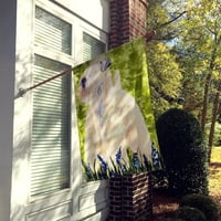 Съкровища на Caroline SS1022-Flag-Parent Wheaten Terrier Soft Coated Flag, Multicolor