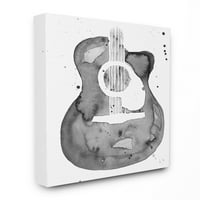 Ступел индустрии китара Абстрактен акварел картина картина платно стена изкуство, 30, Отани Уорън