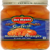 Дел Монте® слънце пресни® мандарини портокали в допълнително лек сироп Оз. Буркан