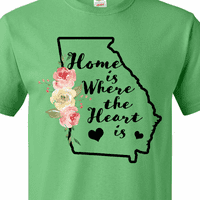 Мастически дом в Джорджия, където сърцето е с акварелна флорална тениска
