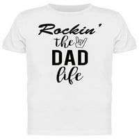 Rockin 'the Dad Lige тениска мъже -Маг от Shutterstock, мъжки среден