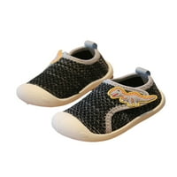 Daeful Girls Boys Walker Shoes Baby Flats Shoes First Whing Shoes Indoor Mesh Fashion Comfort Crib Shoes Black 7c