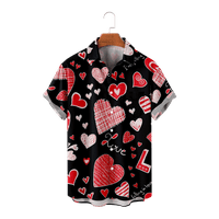 Свети Валентин Дис с късо ръкав Риза за сърце цветна, дете-110,05