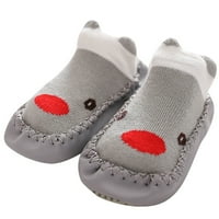 Бебешки обувки Новородени бебе анимационно новородено бебе момичета момчета против плъзгане чорапи с чехли обувки ботуши Chmora