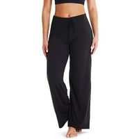 Feternal Women's Comfy Sprethy Pajame Pants DrawString Yoga с широки крака спортни панталони товарни панталони жени