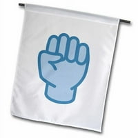 3Drose Fist във въздуха, снимка на юмрук във въздух на фонов полиестер 1'6 '' 1 'градински флаг