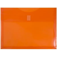 Пластмасови пликове с кука и контур, 9. 8х13х1, пакет 12, оранжев, разширение