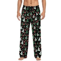 Суитчъне за мъже Небрежни панталони пижама панталони с подарък за теглене и джобове