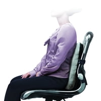 Възглавница за опора на позата - люлка назад за оптимален комфорт на сядане-включва каишка за стол