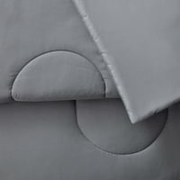 Основни елементи сиво легло в чанта Утешител комплект с чаршафи, пълен