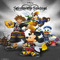 Disney Kingdom Hearts - Стенски плакат за колаж, 22.375 34