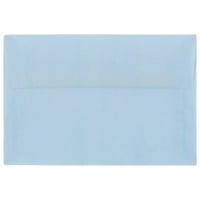 Полупрозрачни пликове, 5.5x8.1, синьо, 250 пакет, сърф синьо