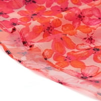 Уникални изгодни Дамски свежи флорални Принт ластик слой разрошване А-линия пола